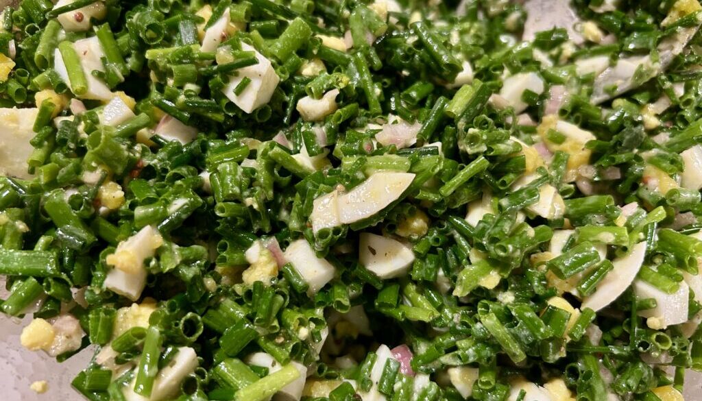 Schnittlauchsalat