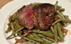 Rinderfilet Bohnen schmal
