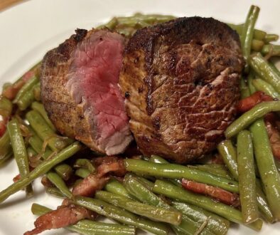 Rinderfilet Bohnen schmal
